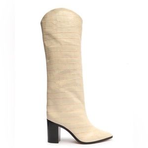Schutz Maryana Cream Boot